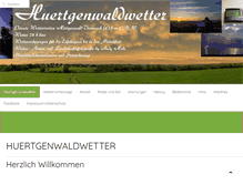 Tablet Screenshot of huertgenwaldwetter.de